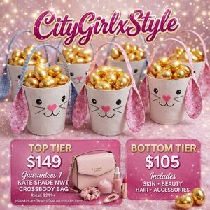 🥚💕CITYGIRLXSTYLE MYSTERY BUNNY BUCKETS💕🥚